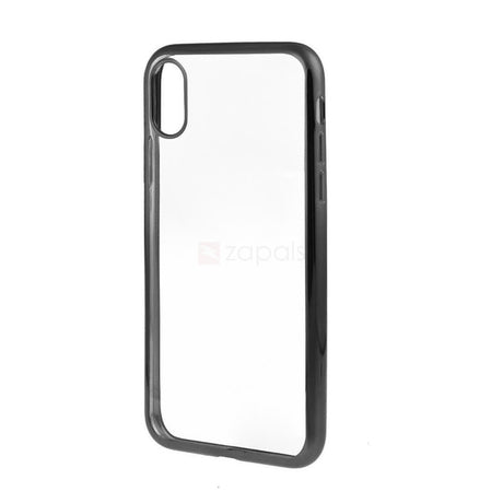 Husa de protectie pentru Apple iPhone X Tpu Electroplated Antisoc Negru - vivimall.ro
