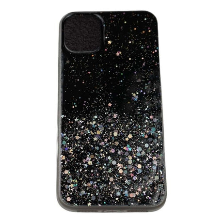 Husa de protectie pentru Apple iPhone X/XS Luxury Glitter Stelute Negru - vivimall.ro