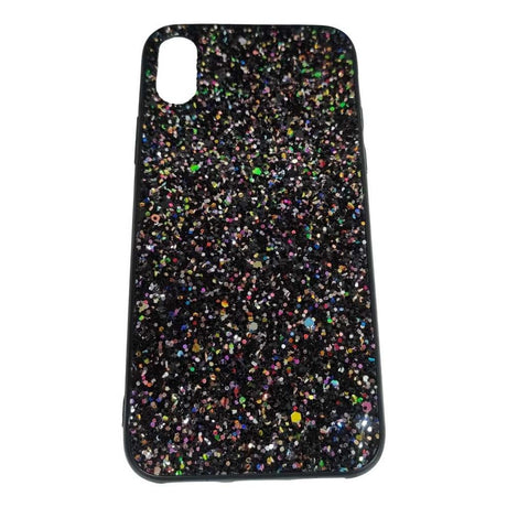Husa de protectie pentru Apple iPhone X/XS Sparkling Glitter TPU Negru - vivimall.ro