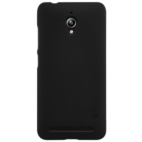 Husa de protectie pentru Asus Zenfone Go Nillkin Frosted Shield Negru + Folie de protectie - vivimall.ro
