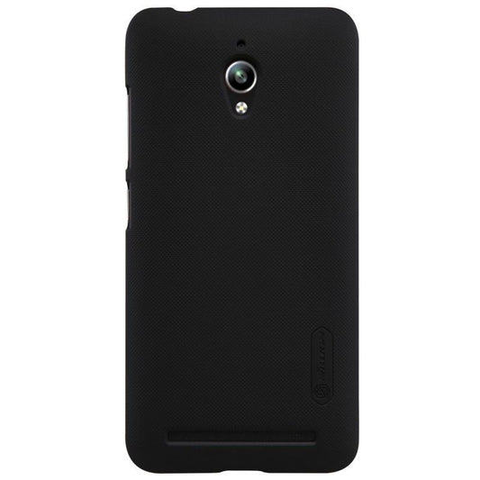 Husa de protectie pentru Asus Zenfone Go Nillkin Frosted Shield Negru + Folie de protectie - vivimall.ro
