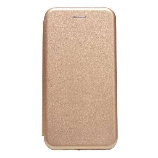 Husa de protectie pentru Huawei Y5 2019 Magnet Book Case Auriu - vivimall.ro