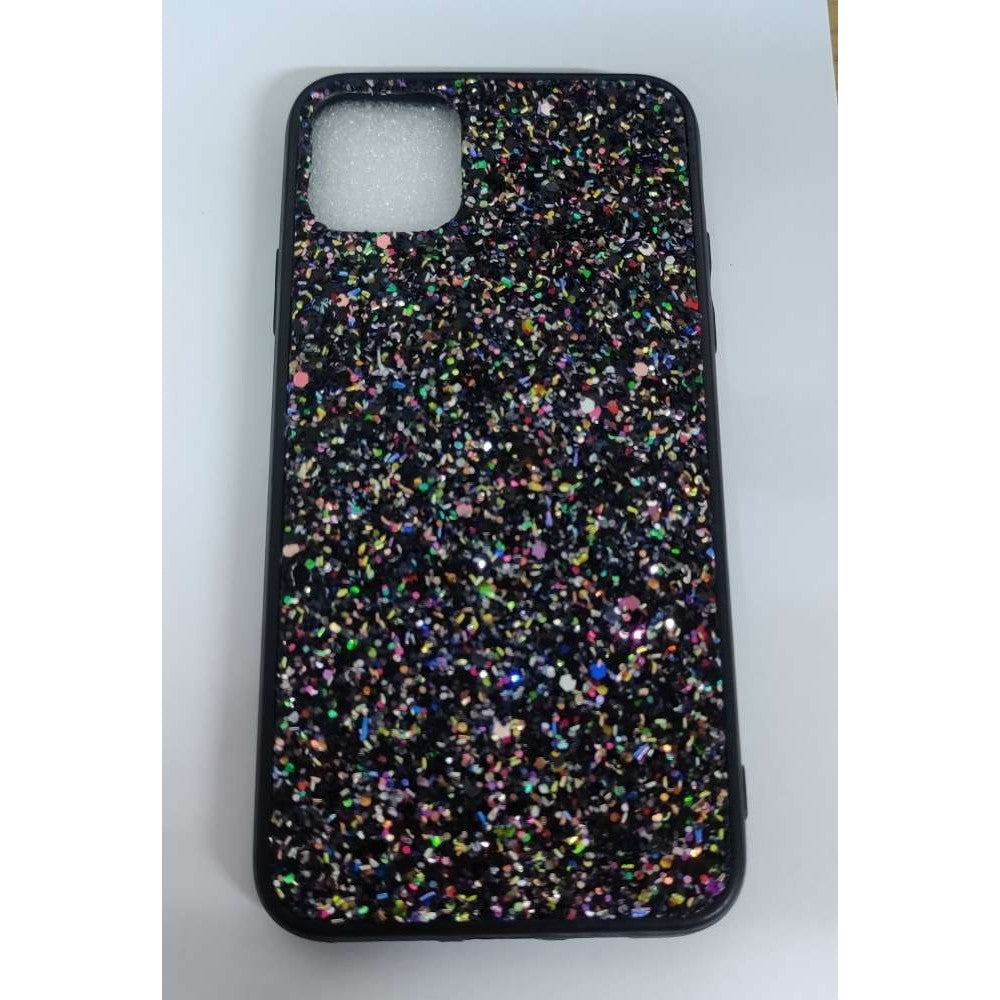 Husa de protectie pentru pentru Apple iPhone 11 Pro Max Sparkling Glitter TPU Negru - vivimall.ro