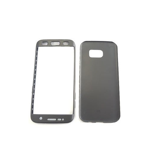 Husa de protectie pentru Samsung Galaxy J3 2017 US Version Full Silicone Negru - vivimall.ro