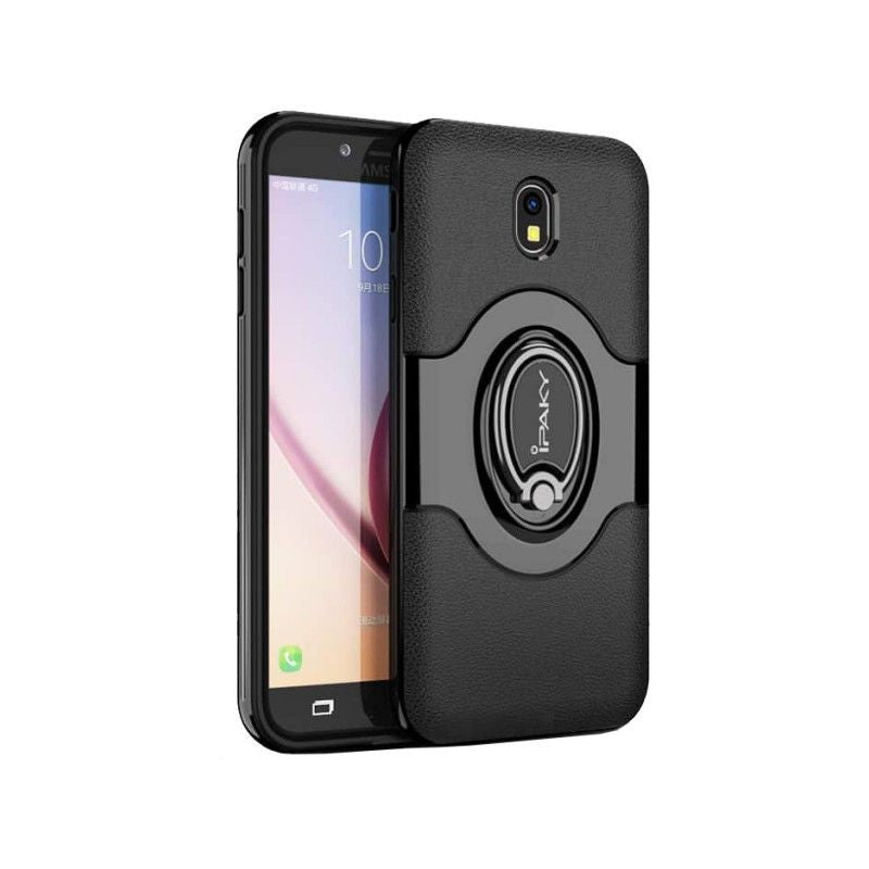 Husa de protectie pentru Samsung Galaxy J5 2017 Ipaky Ring Negru - vivimall.ro