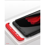 Husa de protectie pentru Samsung Galaxy S8 Ultra-subtire 3 in 1 Rosu - vivimall.ro