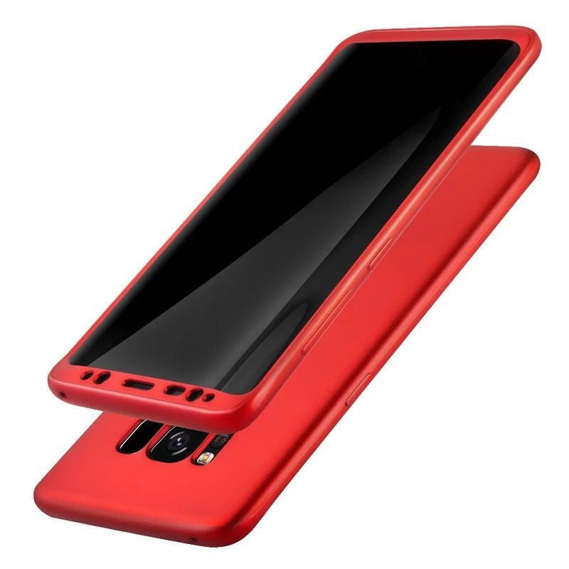Husa de protectie pentru Samsung Galaxy S9 Plus Full Silicone Rosu - vivimall.ro