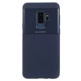 Husa de protectie pentru Samsung Galaxy S9 Plus Ipaky Elegant Grid Design TPU Hybrid Albastru - vivimall.ro