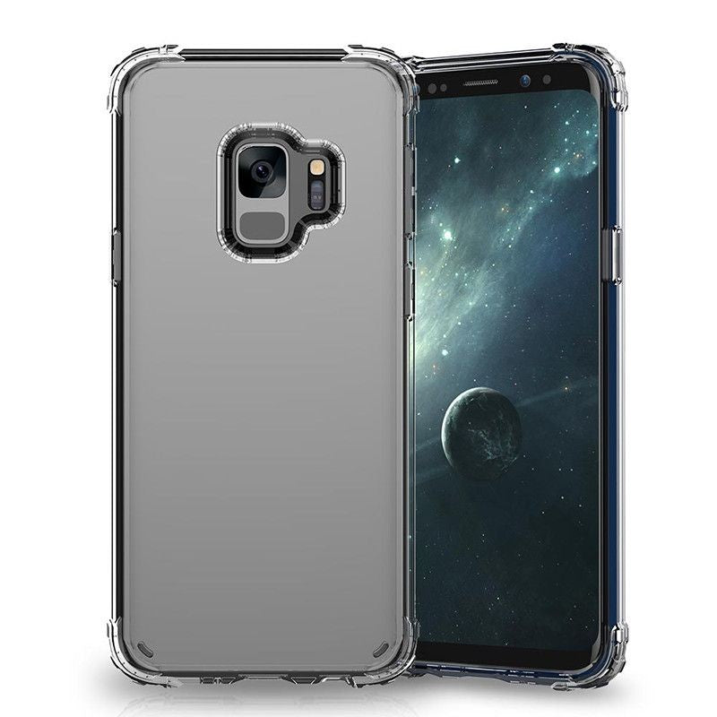 Husa de protectie pentru Samsung Galaxy S9 Tpu Antisoc Negru Transparent - vivimall.ro