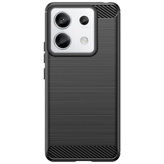 Husa de Protectie pentru Xiaomi Redmi Note 13 Pro Plus, Vivimall, Protectie 360, din TPU cu element de Carbon, Anti Alunecare, 1.8 mm, Negru - vivimall.ro