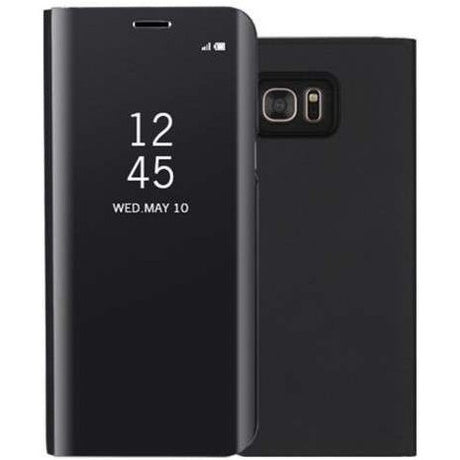 Husa de Protectie Tip Carte, Flippy, pentru Xiaomi Mi 10, Flip Cover Oglinda, din Piele Ecologica si PC, Neagra - vivimall.ro