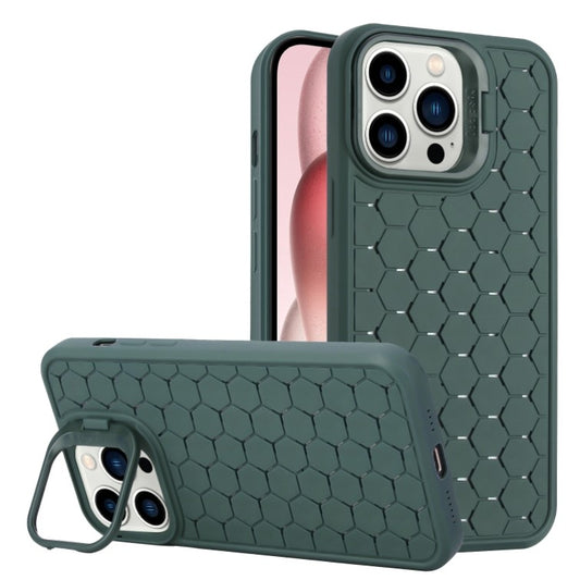 Husa de Protectie TPU, Vivimall, pentru Apple iPhone 14 Plus, 3D Cube, cu Inel, Protectie Camera, Antisoc, Antizgariere, Antialunecare, Acoperire Completa, Verde - vivimall.ro