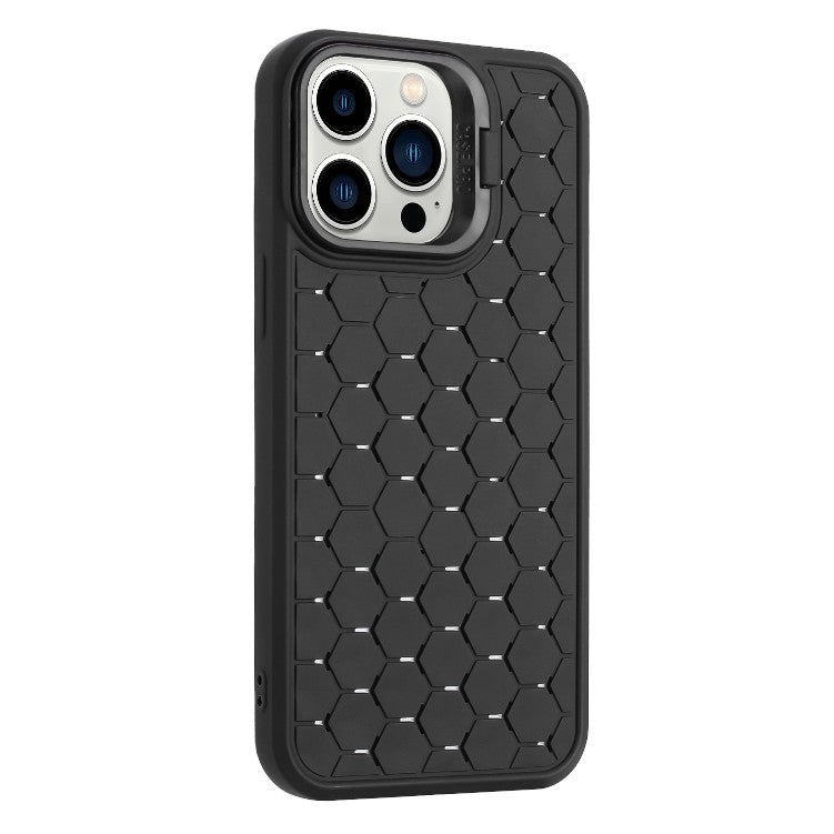 Husa de Protectie TPU, Vivimall, pentru Apple iPhone 14 Pro Max, 3D Cube, cu Inel, Protectie Camera, Antisoc, Antizgariere, Antialunecare, Acoperire Completa, Negru - vivimall.ro