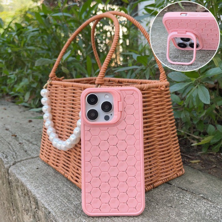 Husă Samsung Galaxy S23 Ultra roz, design 3D Cube, detaliu inel protecție cameră