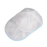 Husa De Spalare Sapca, Pentru Masina De Spalat, Din Poliester, Circumferinta 53 Cm, Cu Fermoar, Alb/Albastru - vivimall.ro
