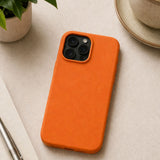Husa de Protectie Telefon, Flippy, Compatibila cu iPhone 16 Pro Max, Silicon Premium Antisoc, Anti-Zgirieturi, MagSafe, Acces Camera Control, Protectie 360, Interior Microfibra, Portocaliu