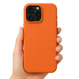 Husa de Protectie Telefon, Flippy, Compatibila cu iPhone 16 Pro Max, Silicon Premium Antisoc, Anti-Zgirieturi, MagSafe, Acces Camera Control, Protectie 360, Interior Microfibra, Portocaliu