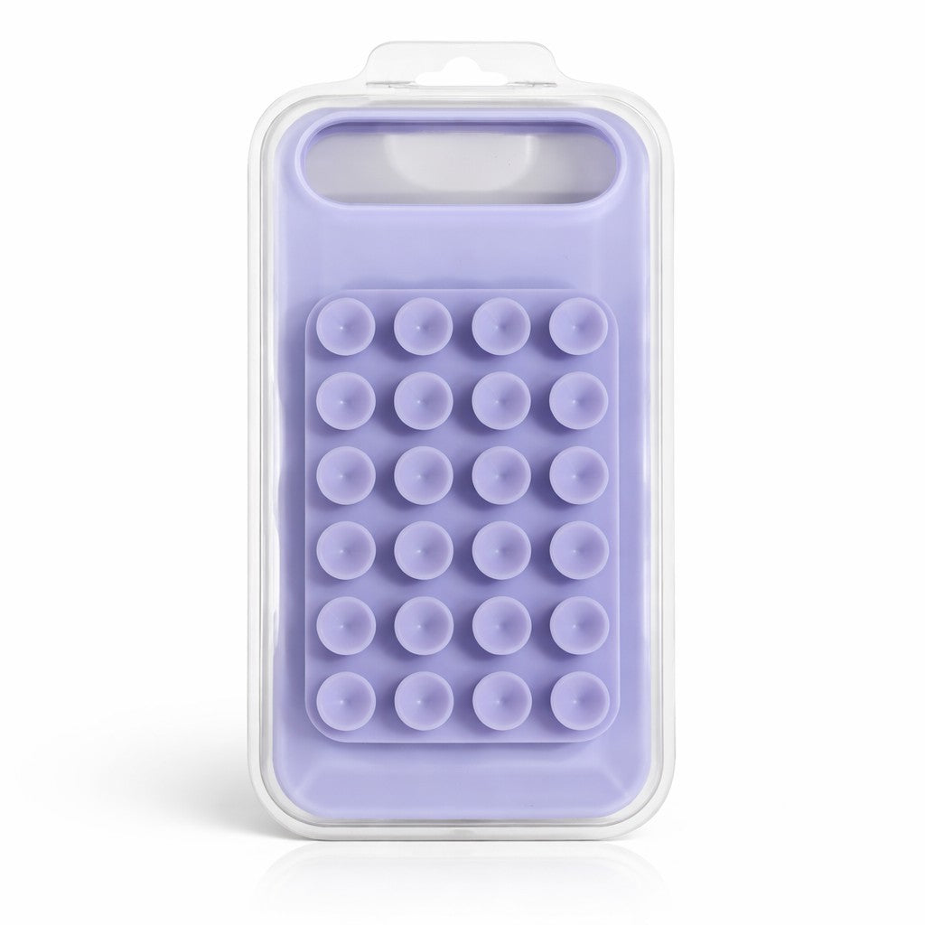 Husa din Silicon pentru iPhone 17 Air, Flippy, Carcasa de Protectie cu Ventuze, din Cauciuc Moale Rezistenta la Socuri, Mov