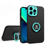 Husa Eagle Eye cu Stand pentru Apple iPhone 14 (6.1) Negru/Turcoaz, Suport Auto Magnetic, Protectie Antisoc, Flippy - vivimall.ro