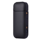 Husă Full Body neagră din plastic PC pentru IQOS 2.4 Plus, vedere frontală, dimensiuni 11.5 x 5 x 2.3 cm