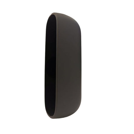 Husă IQOS 3.0 DUO din plastic negru mat, vedere frontală, protecție anti-șoc și zgârieturi, 12 x 4 x 2.5 cm