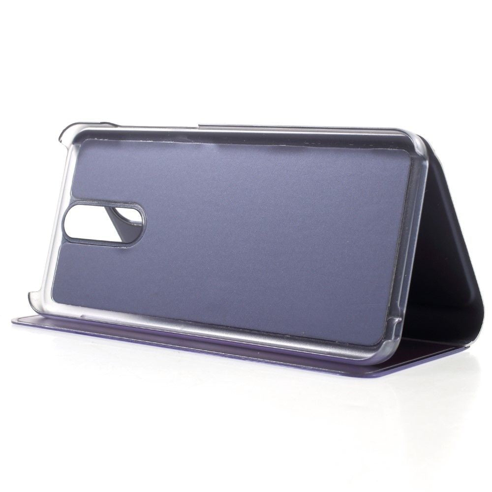 Husa Tip Carte, Flippy, Compatibila cu Huawei Mate 10 Lite, Flip Cover Oglinda, Violet - vivimall.ro