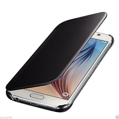 Husa Huawei P20 Flip Cover Oglinda Negru - vivimall.ro