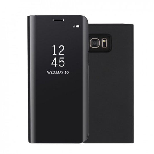 Husa Huawei P20 Lite Flip Cover Oglinda Negru - vivimall.ro