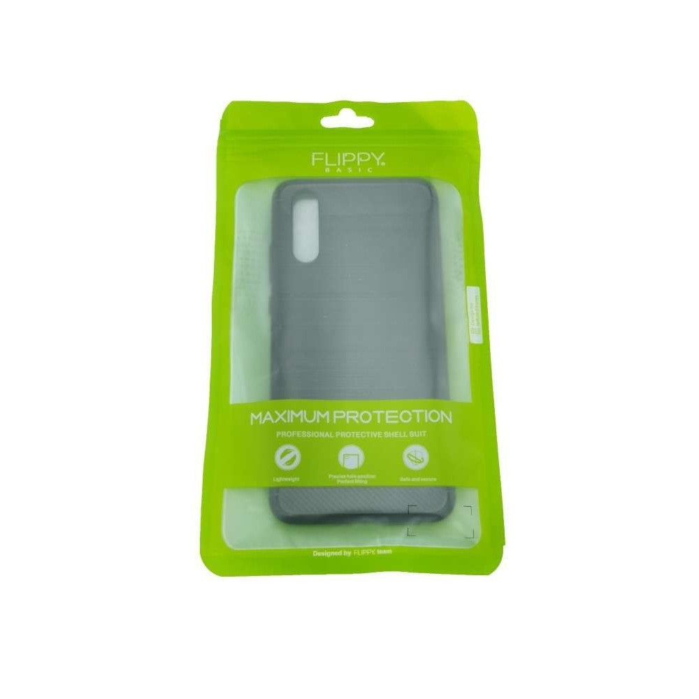 Husa Huawei P20 Tpu, carbon, Negru - vivimall.ro