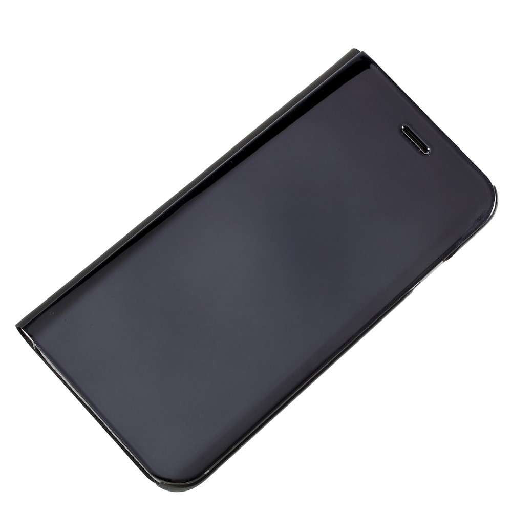 Husa Huawei P40 Lite E Flip Cover Oglinda Negru - vivimall.ro