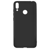Husa Huawei Y7 2019 Liquid Silicone Case Negru - vivimall.ro