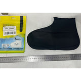 Set husă protecție încălțăminte latex negru, marime M, vedere laterală, utilizare unisex