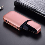 Husa Vivimall pentru IQOS 2.4 Plus, Capac de Protectie, Anti Soc si Zgarieturi, Full Body, din Plastic, 11.5 x 5 x 2.3 cm, Roz Auriu - vivimall.ro