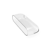 Husă protecție IQOS 3 DUO din silicon transparent, profil subțire, vedere laterală