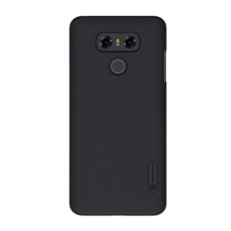 Husa LG G4 Stylus Nillkin Frosted Shield Negru + Folie de protectie - vivimall.ro