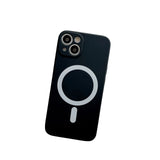 Husa MagSafe pentru Apple iPhone 11, Silicon, Protectie pentru camera, Magnetica, Incarcare Wireless,  Flippy, Negru - vivimall.ro