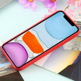 Husa MagSafe liquid large hole magnetic shell pentru Apple iPhone 13 Pro, Full Cover, Liquid Silicone, Magnetica, Incarcare Wireless, Flippy, Rosu - vivimall.ro