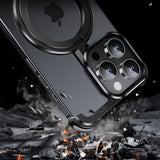 Husă MagSafe iPhone 15 Pro frameless, profil subțire aliaj aluminiu, vedere jos