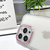 Husa MagSafe Silicone pentru iPhone 12, Flippy, Transparenta, Magnetica, Extra Protectie Camera Roz - vivimall.ro