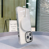 Husa MagSafe Silicone pentru iPhone 13, Flippy, Transparenta, Magnetica, Extra Protectie Camera Negru - vivimall.ro