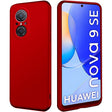 Husa Matte TPU pentru Huawei NOVA 9 SE, Flippy, Silicon Slim, Protectie Antisoc, Rosu - vivimall.ro