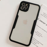 Husa Max Defence pentru Samsung Galaxy A03, Bumper Negru, Fata Dubla Transparenta, Protectie Antisoc Full 360 ( fata, spate, margini ), Flippy - vivimall.ro