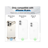 Husa Metalica Compatibila cu iPhone 16 Pro, Vivimall, Protectie pentru Colturile Telefonului si Camera, Aliaj, Antisoc, Antizgariere, Auriu - vivimall.ro