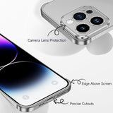 Husă metalică iPhone 16 montată pe dispozitiv, vedere laterală, aliaj aluminiu argintiu