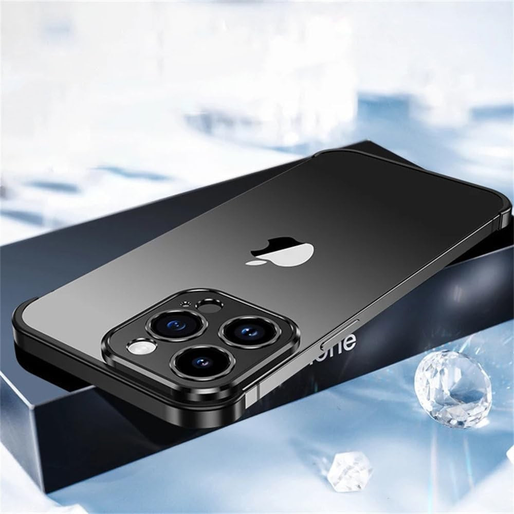 Capac metalic colț inferior iPhone 16 Pro Max, protecție antisoc, detaliu margine