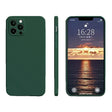 Husa pentru Apple iPhone 14 Flippy, Liquid Silicone, cu Microfibra pe interior, Protectie Antisoc, Dark Green, Verde inchis - vivimall.ro