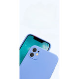 Husa pentru Apple iPhone 14 Plus Flippy, Liquid Silicone, cu Microfibra pe interior, Protectie Antisoc, Lilac Purple( Mov) - vivimall.ro