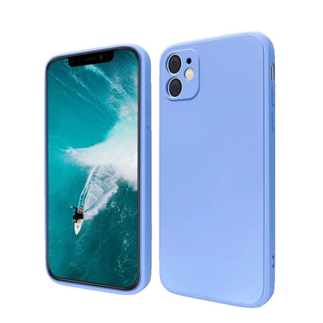 Husa pentru Apple iPhone 14 Plus Flippy, Liquid Silicone, cu Microfibra pe interior, Protectie Antisoc, Lilac Purple( Mov) - vivimall.ro