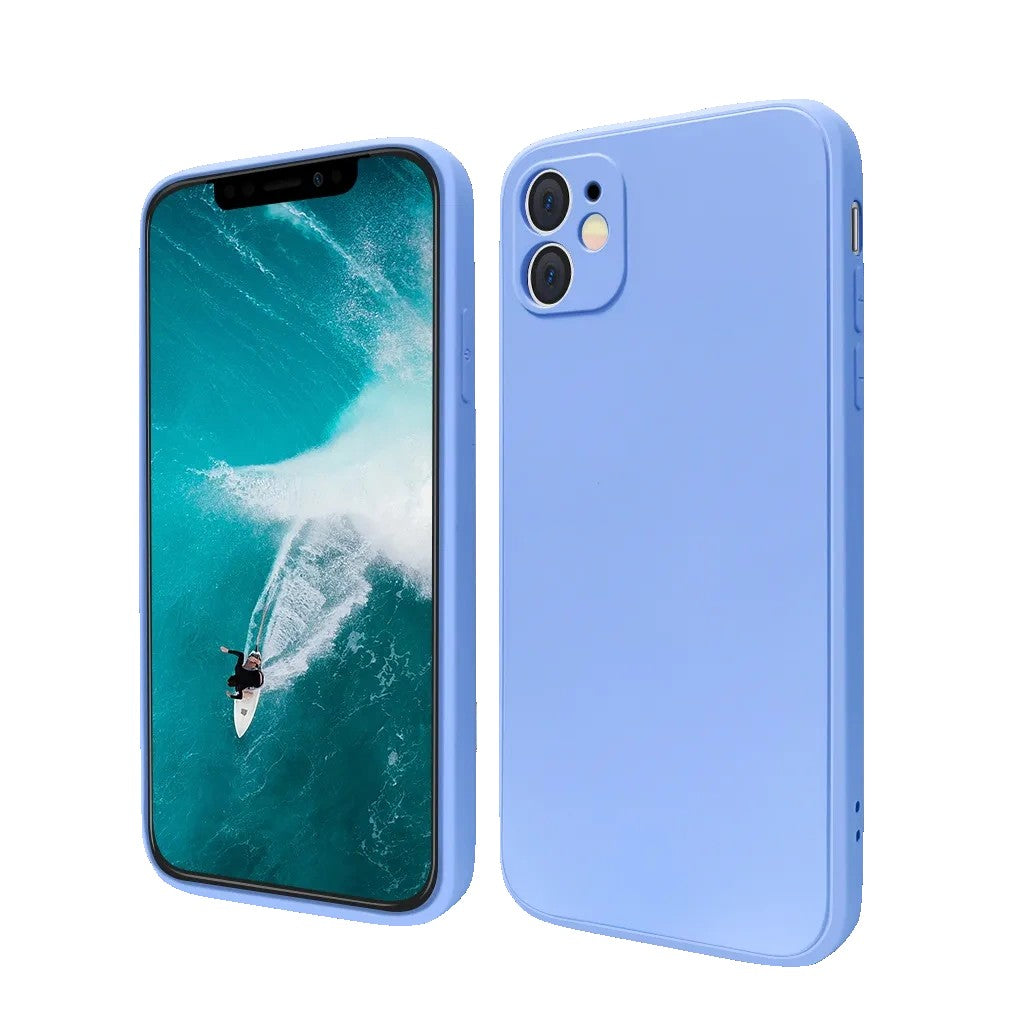 Husa pentru Apple iPhone 14 Pro Flippy, Liquid Silicone, cu Microfibra pe interior, Protectie Antisoc, Lilac Purple( Mov) - vivimall.ro