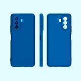 Husa pentru Huawei NOVA Y70, Flippy, Liquid Silicone, cu Microfibra pe interior, Protectie Antisoc, Navy Blue - vivimall.ro
